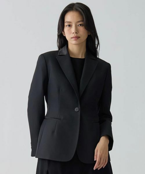 LANVIN COLLECTION / ランバン コレクション テーラードジャケット | ツイルジャケット | 詳細1