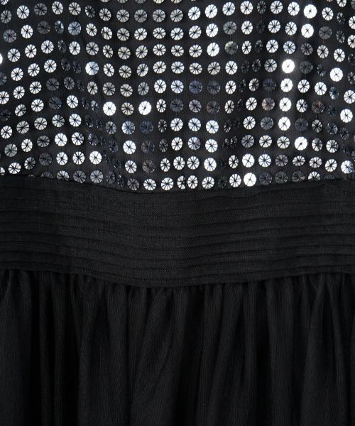 LANVIN COLLECTION / ランバン コレクション ドレス | スパンコール刺しゅうチュールワンピース | 詳細7