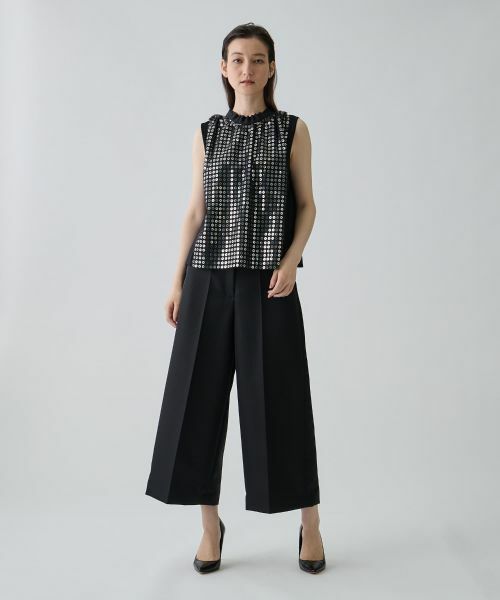 LANVIN COLLECTION / ランバン コレクション その他パンツ | ツイルパンツ | 詳細4