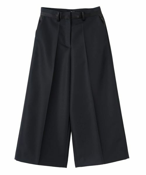 LANVIN COLLECTION / ランバン コレクション その他パンツ | ツイルパンツ（ブラック）