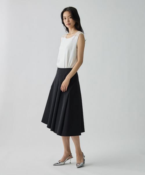 LANVIN COLLECTION / ランバン コレクション ロング・マキシ丈スカート | タスランツイルスカート | 詳細8