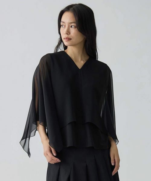 LANVIN COLLECTION / ランバン コレクション シャツ・ブラウス | シフォンブラウス | 詳細1