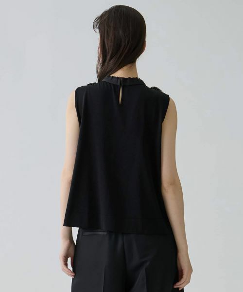 LANVIN COLLECTION / ランバン コレクション ニット・セーター | 16ゲージ スパンコールチュールニット | 詳細3