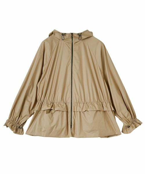 LANVIN COLLECTION / ランバン コレクション テーラードジャケット | 軽量 パッカブル ライトタフタジャケット（キャメル）