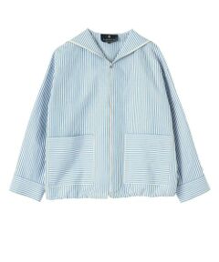 LANVIN COLLECTION / ランバン コレクション テーラードジャケット | ドビーストライプジャケット