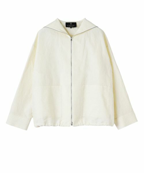 LANVIN COLLECTION / ランバン コレクション テーラードジャケット | ドビーストライプジャケット（ブラウンその他）