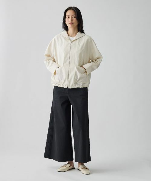 LANVIN COLLECTION / ランバン コレクション テーラードジャケット | ドビーストライプジャケット | 詳細11