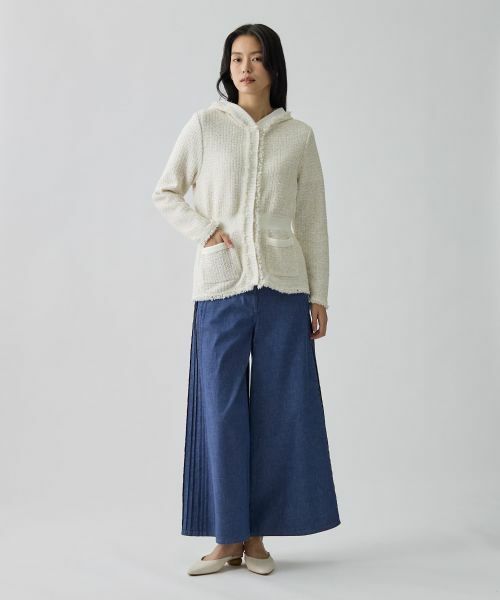 LANVIN COLLECTION / ランバン コレクション テーラードジャケット | ツイード調ジャケット | 詳細10