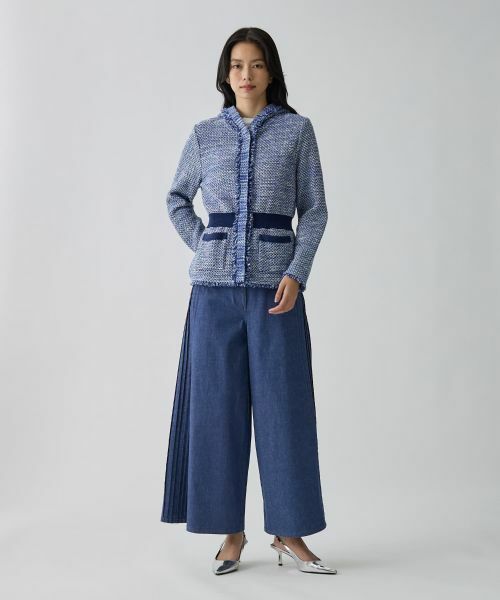 LANVIN COLLECTION / ランバン コレクション テーラードジャケット | ツイード調ジャケット | 詳細5