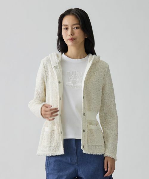 LANVIN COLLECTION / ランバン コレクション テーラードジャケット | ツイード調ジャケット | 詳細6