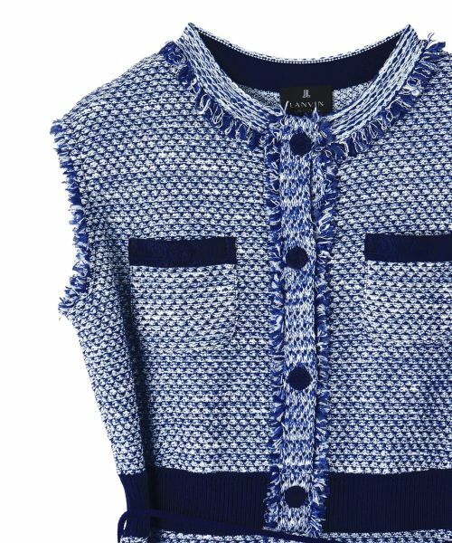 LANVIN COLLECTION / ランバン コレクション ドレス | ツイード調ワンピース | 詳細12
