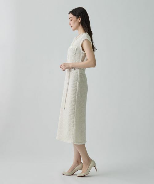 LANVIN COLLECTION / ランバン コレクション ドレス | ツイード調ワンピース | 詳細2