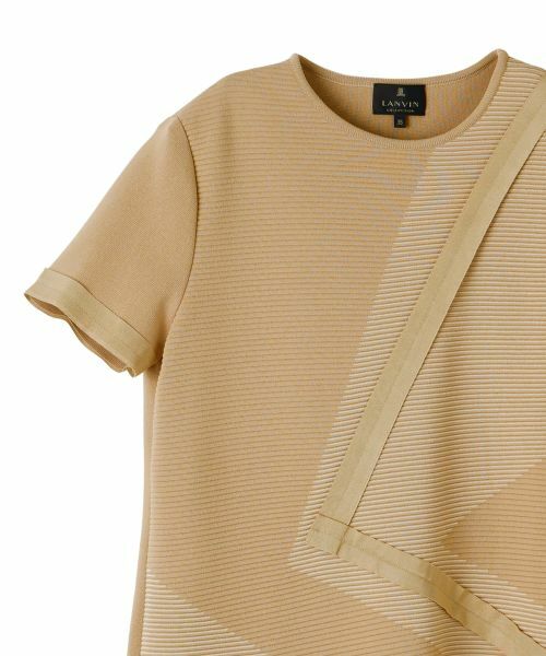 LANVIN COLLECTION / ランバン コレクション ドレス | 幾何学柄ピンタック編みワンピース | 詳細11