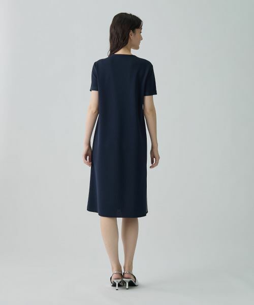 LANVIN COLLECTION / ランバン コレクション ドレス | 幾何学柄ピンタック編みワンピース | 詳細3