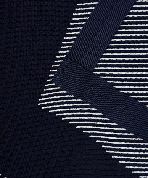 LANVIN COLLECTION / ランバン コレクション ドレス | 幾何学柄ピンタック編みワンピース | 詳細9