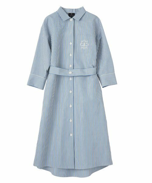 LANVIN COLLECTION / ランバン コレクション ドレス | ドビーストライプワンピース | 詳細11