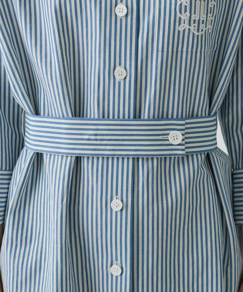 LANVIN COLLECTION / ランバン コレクション ドレス | ドビーストライプワンピース | 詳細4
