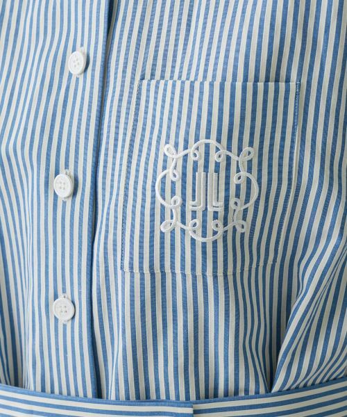 LANVIN COLLECTION / ランバン コレクション ドレス | ドビーストライプワンピース | 詳細5