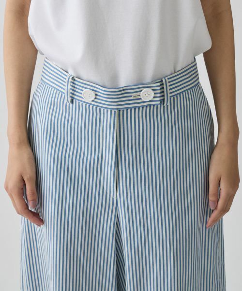 LANVIN COLLECTION / ランバン コレクション その他パンツ | ドビーストライプパンツ | 詳細4
