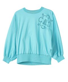 コーコランスーピマコットン刺繍カットソー