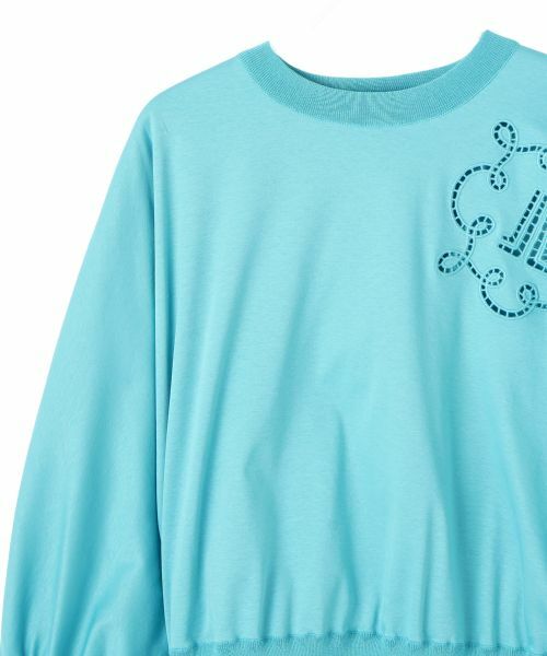 LANVIN COLLECTION / ランバン コレクション カットソー | コーコランスーピマコットン刺繍カットソー | 詳細14