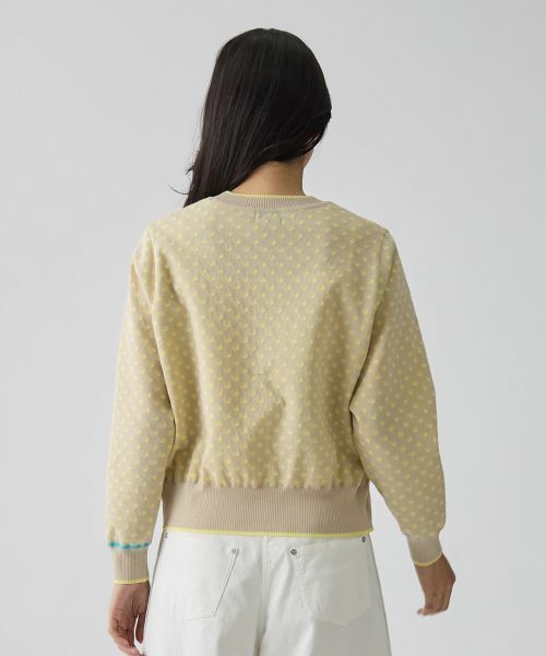 LANVIN COLLECTION / ランバン コレクション ニット・セーター | 16ゲージ袋ジャカードカーディガン | 詳細16