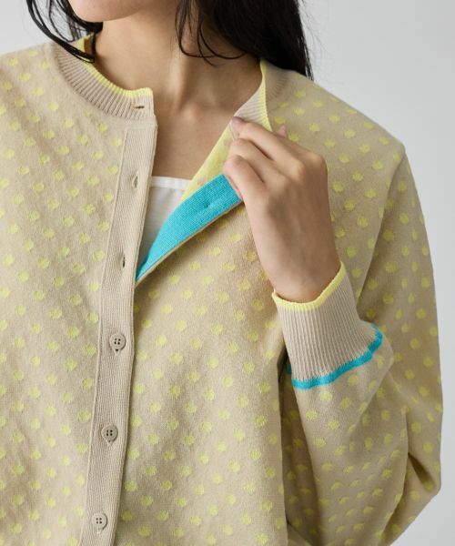 LANVIN COLLECTION / ランバン コレクション ニット・セーター | 16ゲージ袋ジャカードカーディガン | 詳細17