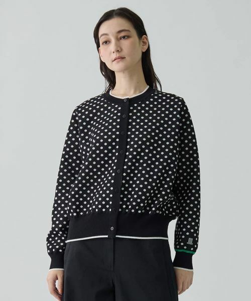 LANVIN COLLECTION / ランバン コレクション ニット・セーター | 16ゲージ袋ジャカードカーディガン | 詳細8