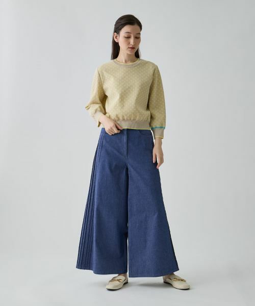 LANVIN COLLECTION / ランバン コレクション ニット・セーター | 16ゲージ袋ジャカードニット | 詳細10