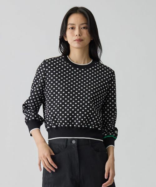 LANVIN COLLECTION / ランバン コレクション ニット・セーター | 16ゲージ袋ジャカードニット | 詳細11