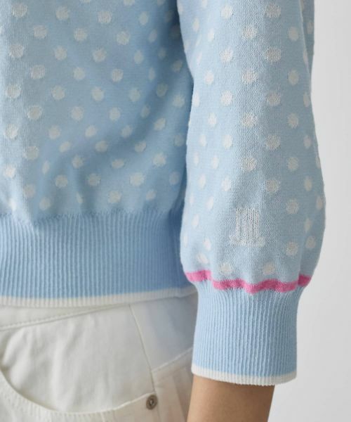 LANVIN COLLECTION / ランバン コレクション ニット・セーター | 16ゲージ袋ジャカードニット | 詳細4