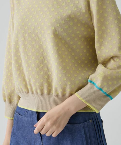 LANVIN COLLECTION / ランバン コレクション ニット・セーター | 16ゲージ袋ジャカードニット | 詳細9