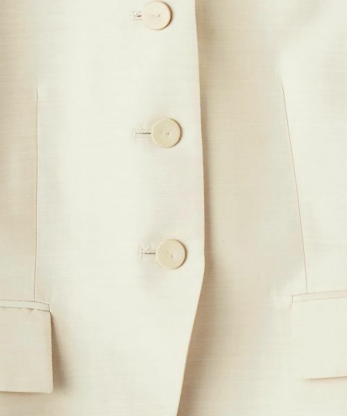 LANVIN COLLECTION / ランバン コレクション テーラードジャケット | サテンシャンタンジャケット | 詳細5