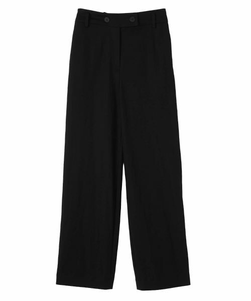 LANVIN COLLECTION / ランバン コレクション その他パンツ | ヴィンテージスムースパンツ(ブラック)