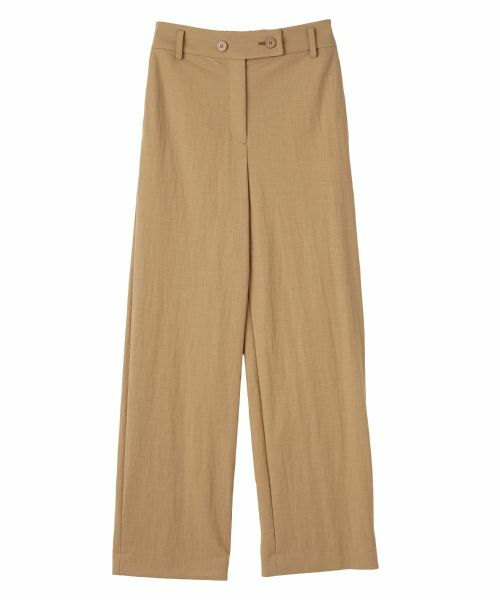 LANVIN COLLECTION / ランバン コレクション その他パンツ | ヴィンテージスムースパンツ(キャメル)