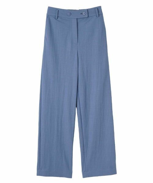 LANVIN COLLECTION / ランバン コレクション その他パンツ | ヴィンテージスムースパンツ(ブルー系)