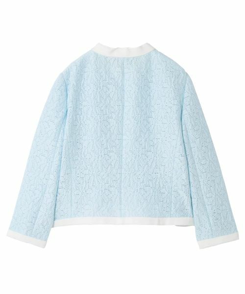 LANVIN COLLECTION / ランバン コレクション テーラードジャケット | コットンナイロンジャカード先染めジャケット | 詳細6