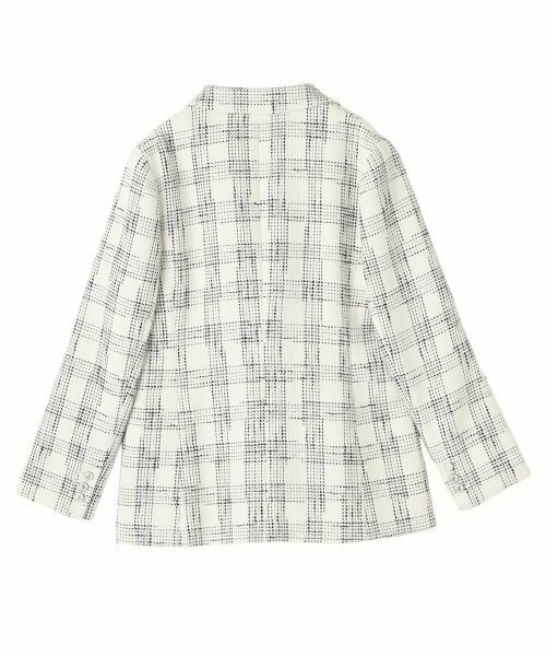 LANVIN COLLECTION / ランバン コレクション テーラードジャケット | シャイニーチェックツイードジャケット | 詳細7