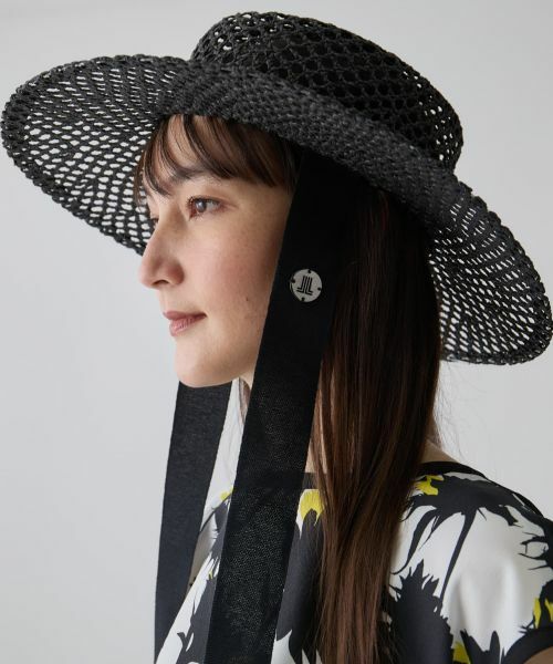 LANVIN COLLECTION / ランバン コレクション その他小物 | リボン付きカンカン帽 | 詳細1