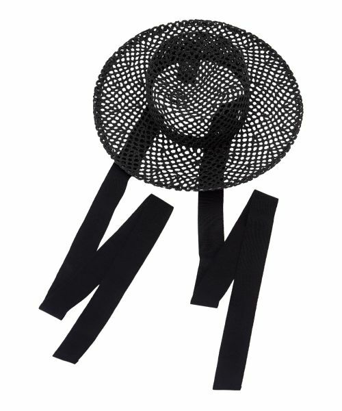 LANVIN COLLECTION / ランバン コレクション その他小物 | リボン付きカンカン帽 | 詳細3