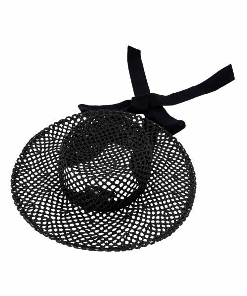 LANVIN COLLECTION / ランバン コレクション その他小物 | リボン付きカンカン帽 | 詳細4