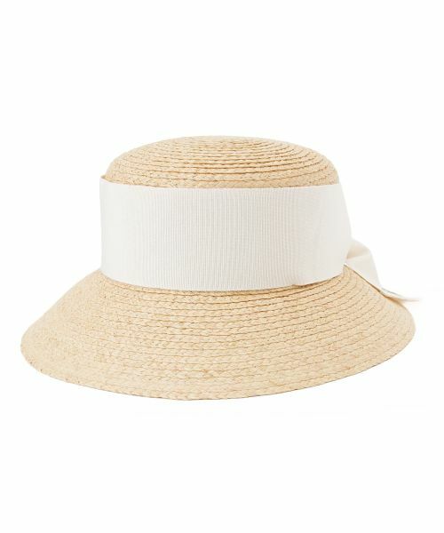 LANVIN COLLECTION / ランバン コレクション その他小物 | リボン付き帽子（オフホワイト）