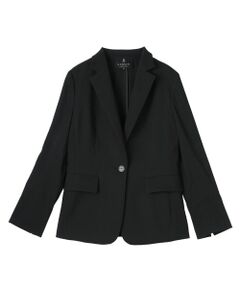 LANVIN COLLECTION / ランバン コレクション テーラードジャケット | リネン混シングルエッセンシャルジャケット