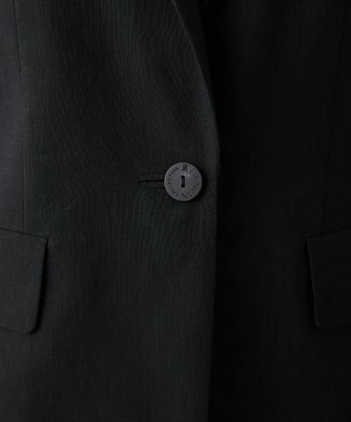 LANVIN COLLECTION / ランバン コレクション テーラードジャケット | リネン混シングルエッセンシャルジャケット | 詳細10
