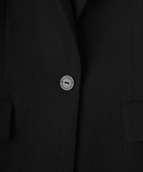 LANVIN COLLECTION / ランバン コレクション テーラードジャケット | リネン混シングルエッセンシャルジャケット | 詳細12