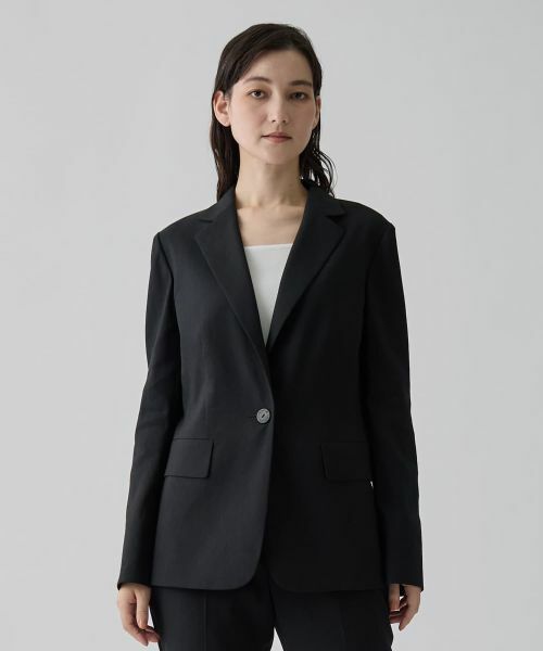 LANVIN COLLECTION / ランバン コレクション テーラードジャケット | リネン混シングルエッセンシャルジャケット | 詳細7
