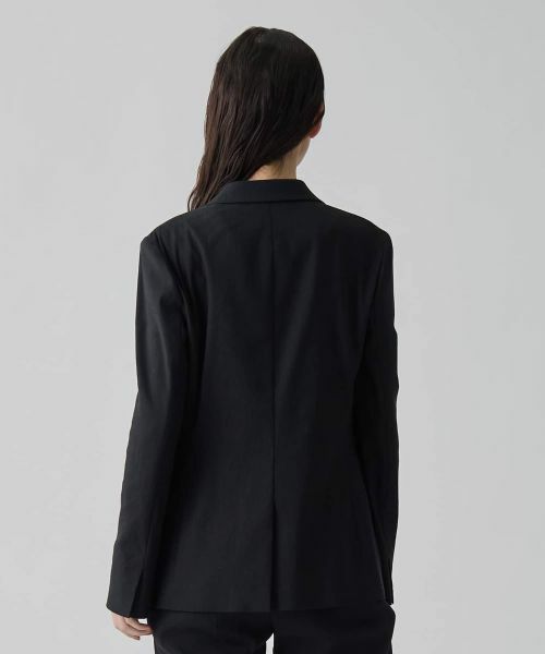 LANVIN COLLECTION / ランバン コレクション テーラードジャケット | リネン混シングルエッセンシャルジャケット | 詳細9