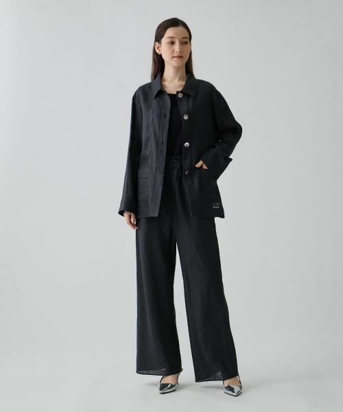 LANVIN COLLECTION / ランバン コレクション テーラードジャケット | シャツカラー・ブラウスジャケット | 詳細12