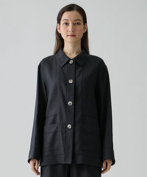 LANVIN COLLECTION / ランバン コレクション テーラードジャケット | シャツカラー・ブラウスジャケット | 詳細6