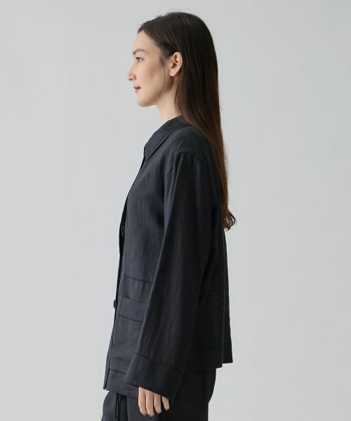 LANVIN COLLECTION / ランバン コレクション テーラードジャケット | シャツカラー・ブラウスジャケット | 詳細7